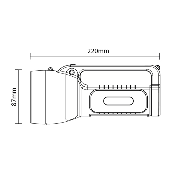 BRY-TR010-3W-6500K-WHT-RECH.TORCH - Слика 3
