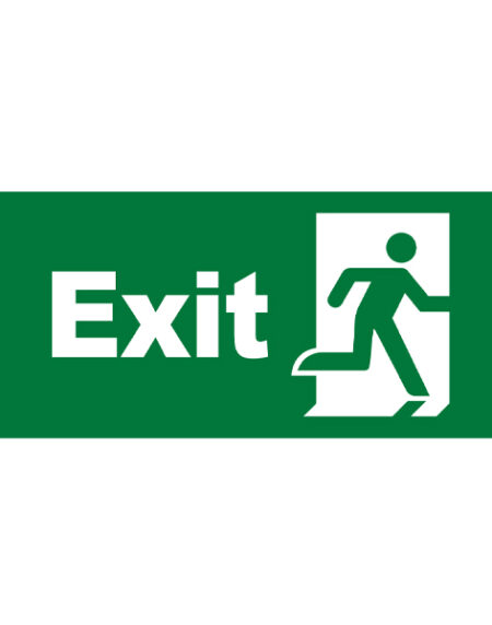 BRY-EXIT SING-EXIT DOOR-STICKER