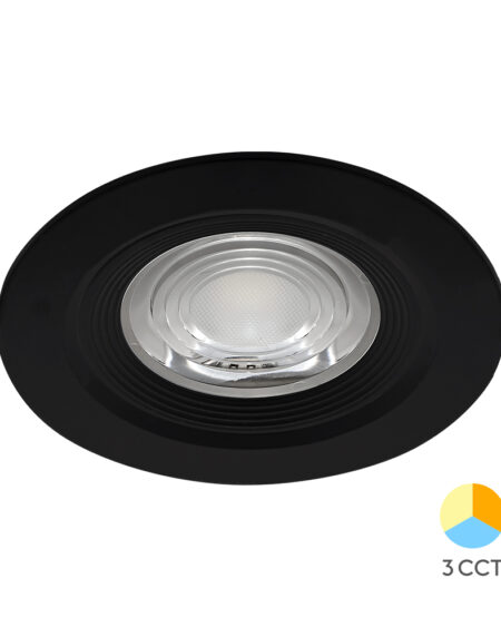 BRY-SPOTLED G3-7W-RND-BLC-3IN1-IP54-LED SPOTLIGHT