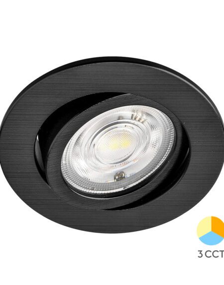 BRY-SPOTLED G3-7W-RND-BLC-3IN1-LED SPOTLIGHT