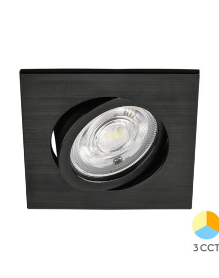 BRY-SPOTLED G3-7W-SQR-BLC-3IN1-LED SPOTLIGHT