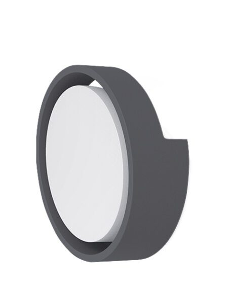 Zidna lampa WALLS D Siva 12W 3000K