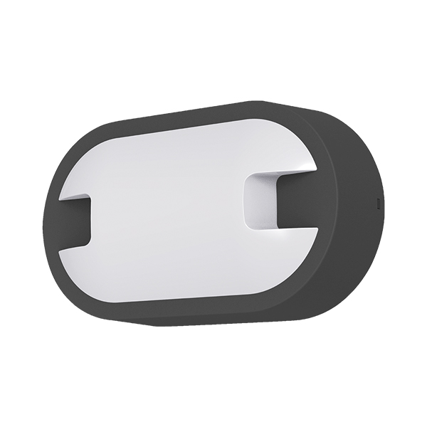 Zidna lampa WALLS D Siva 15W 3000K