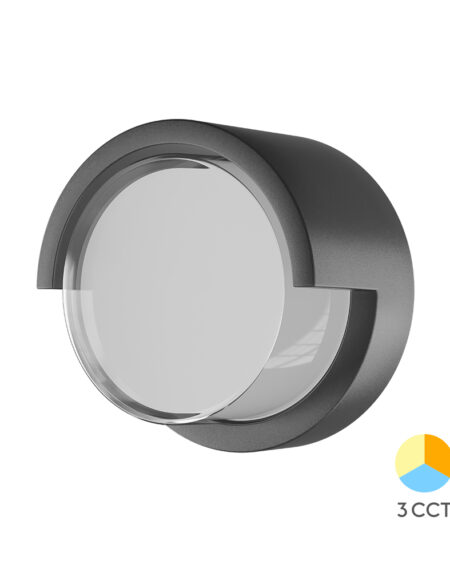 Zidna lampa WALLS G1 RND Siva 15W 3IN1