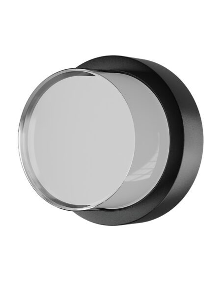 Zidna lampa WALLS G2 RND Crna 15W 4000K