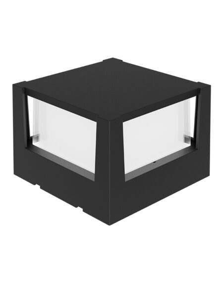 Zidna lampa WALLS G2 SQR Crna 15W 3000K