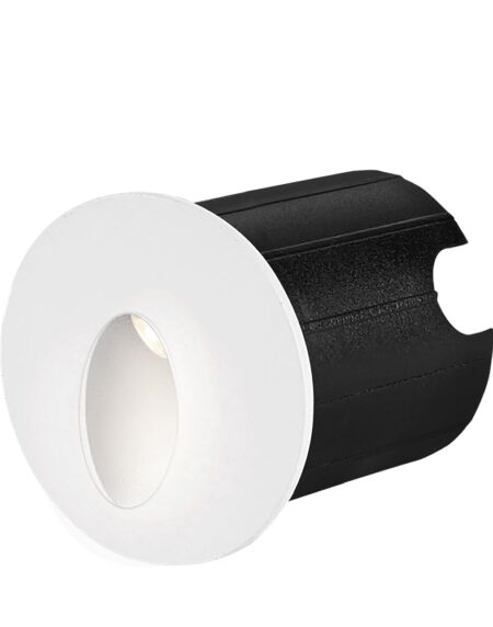 Zidna lampa VECTOR A RND Bela 2W 3000K