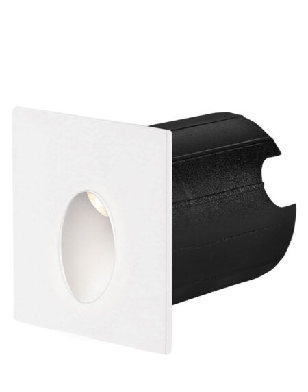 Zidna lampa VECTOR A SQR Bela 2W 3000K