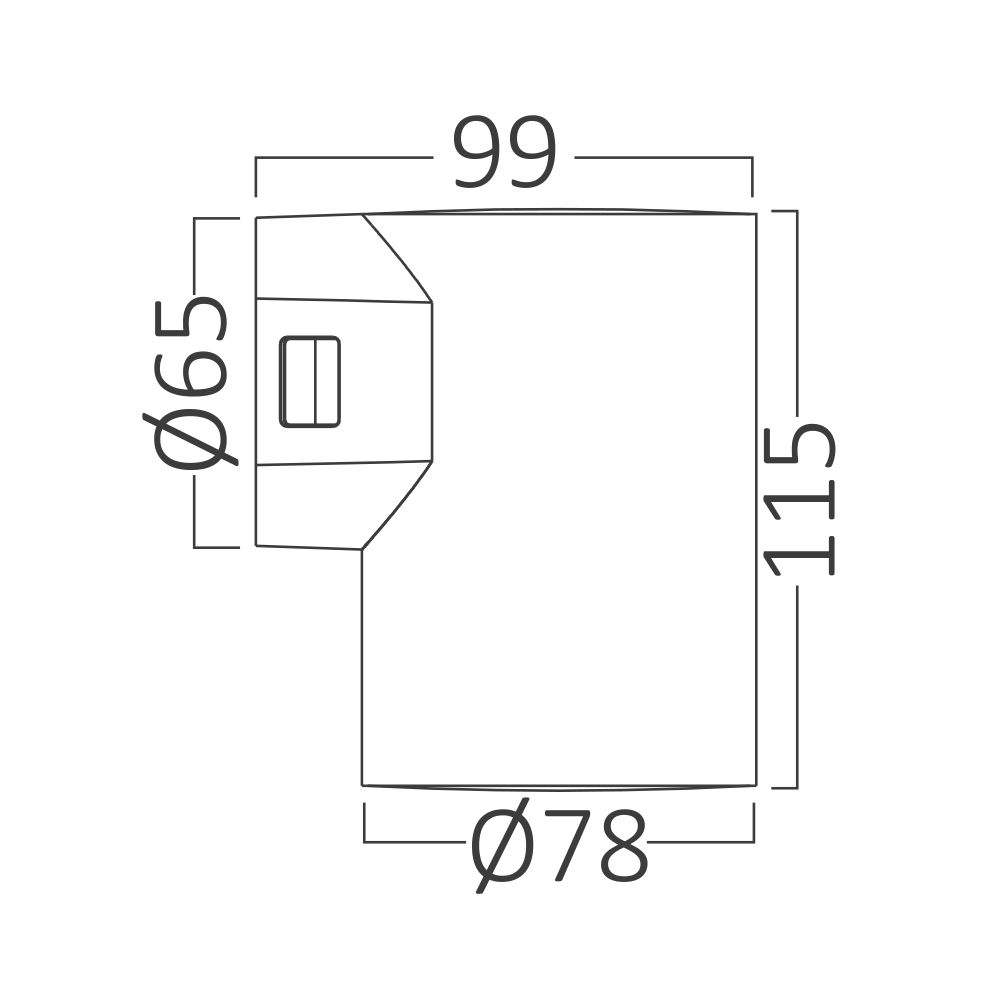 Zidna lampa VEKTA D WL.1 Bela 1x9W 3IN1 - Слика 6