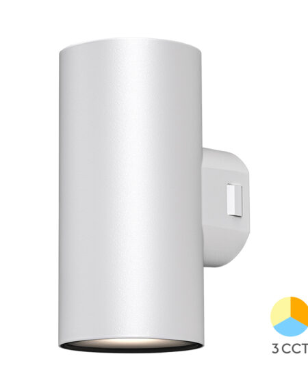 Zidna lampa VEKTA D Bela 2x9W 3IN1