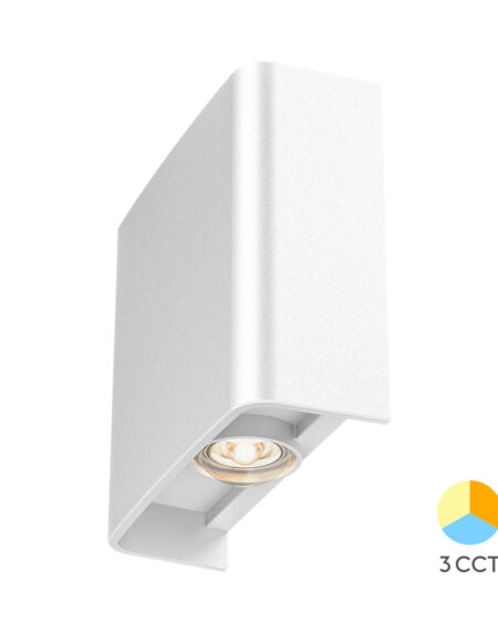 Zidna lampa VECTOR B WL Bela 2x1W 3IN1