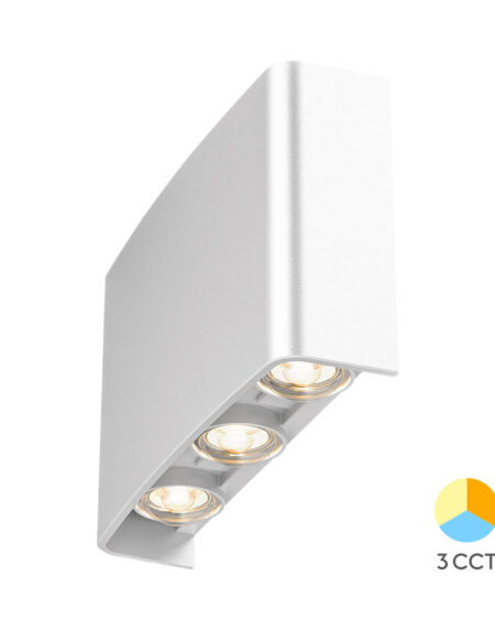 Zidna lampa VECTOR B WL Bela 6x1W 3IN1