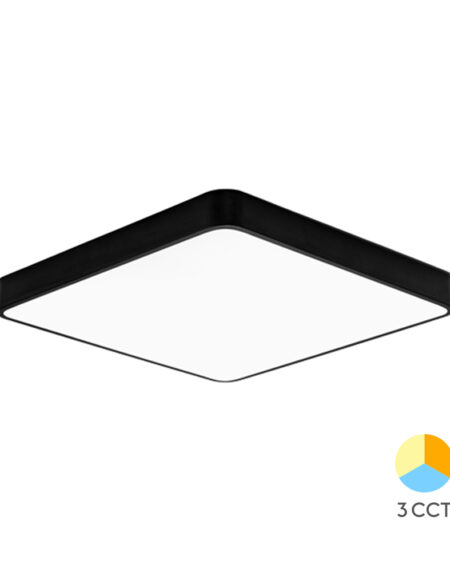 Plafonjera BLADE SS kocka 36w 3u1 crna