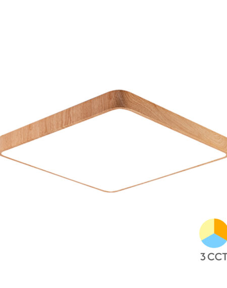 Plafonjera BLADE SS kocka 45w 3u1 drvo