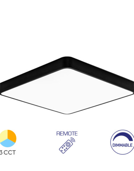 Plafonjera BLADE kocka 45w 3u1 crna
