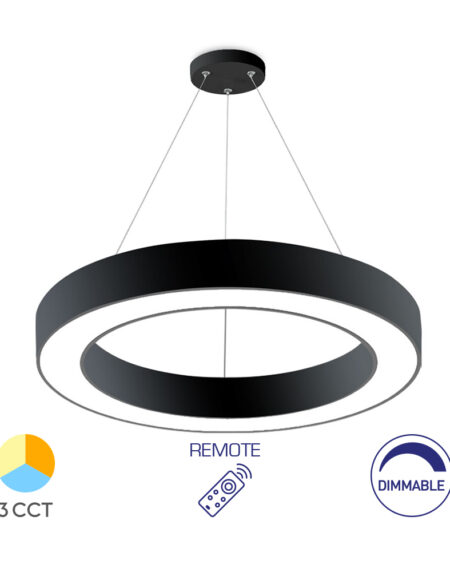 BRY-BLADE-PD-RND-BLC-45W-RMT-CEILING LIGHT