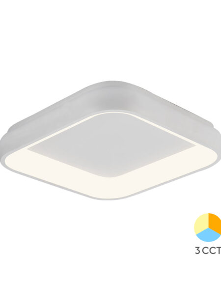 LED Plafonjera BELLA – 3u1 36W kocka bela