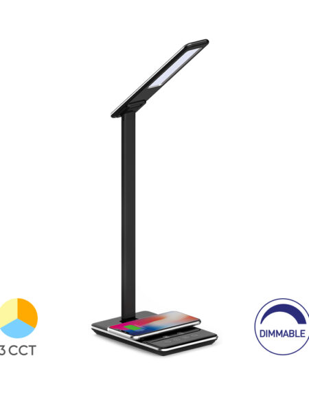 LED Stona lampa – 3u1 dimabilna crna