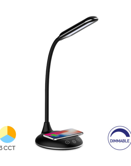 LED Stona lampa – 3u1 dimabilna crna