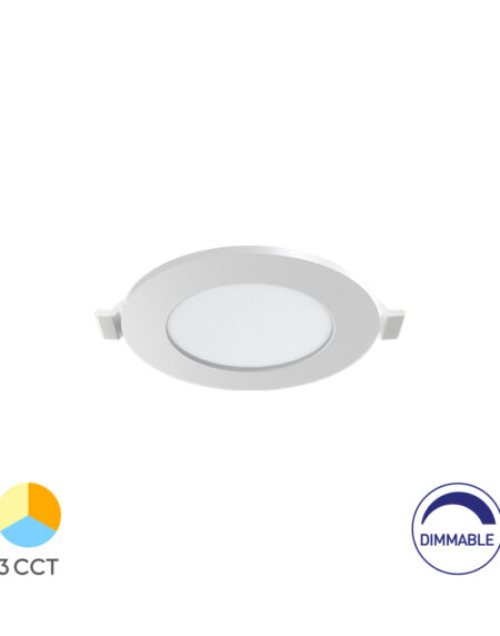 BRY-SMD-CRP-4W-RND-DIM-3INC-WHT-3IN1-LED PANEL