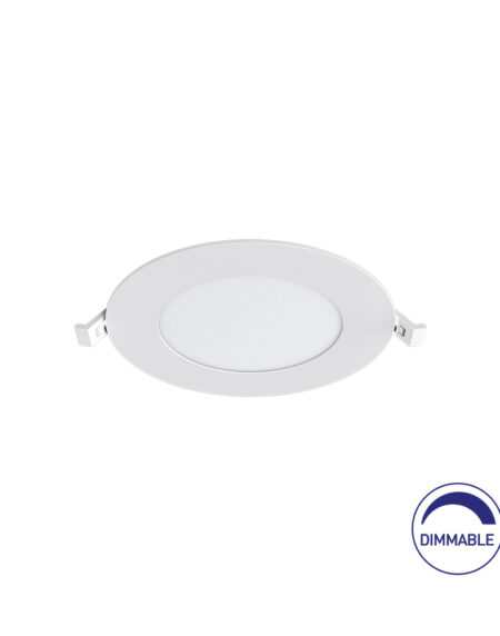 BRY-SMD-CRP-6W-RND-DIM-4INC-WHT-4000K-LED PANEL