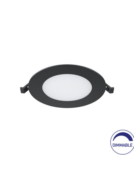 BRY-SMD-CRP-6W-RND-DIM-4INC-BLC-4000K-LED PANEL
