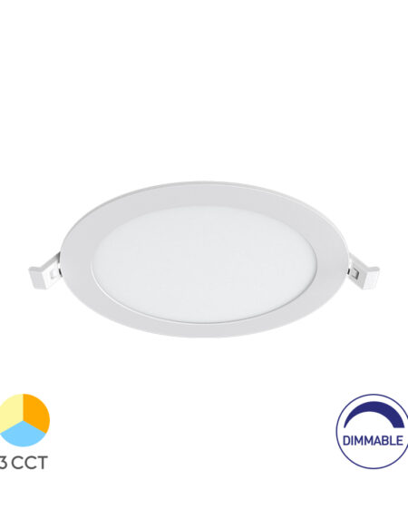 BRY-SMD-CRP-12W-RND-DIM-8INC-WHT-3IN1-LED PANEL