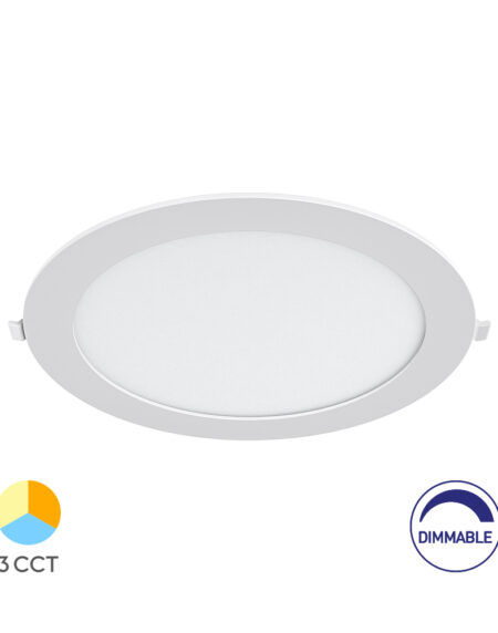 BRY-SMD-CRP-18W-RND-DIM-8INC-WHT-3IN1-LED PANEL