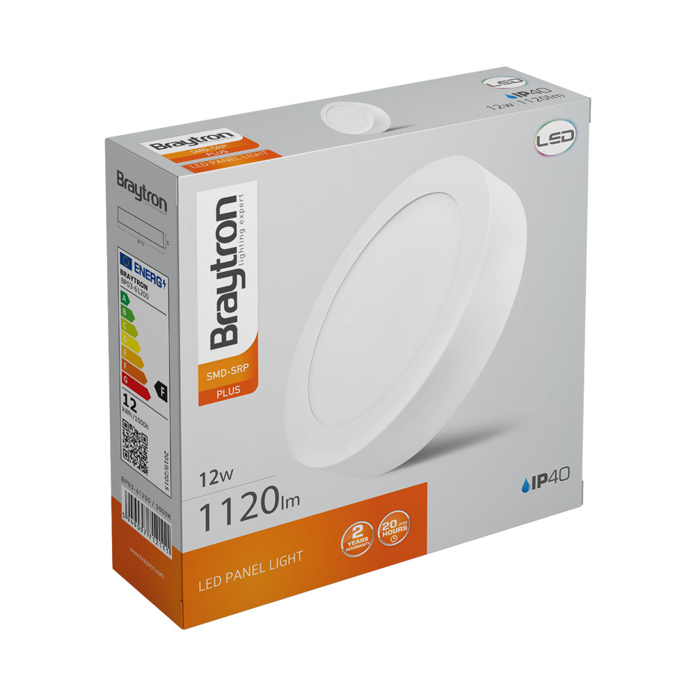 BRY-SMD-SRP-12W-RND-WHT-3000K-LED PANEL - Слика 5