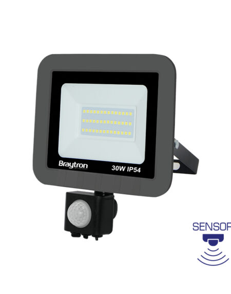 BRY-FLOOD-SC-30W-GRY-6500K-SNS-IP54-LED FLOODLIGHT