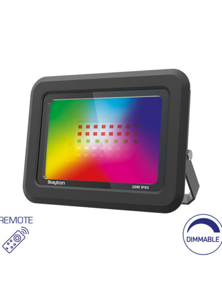 BRY-FLOOD-SF-30W-BLC-RGB-IP65-LED FLOODLIGHT