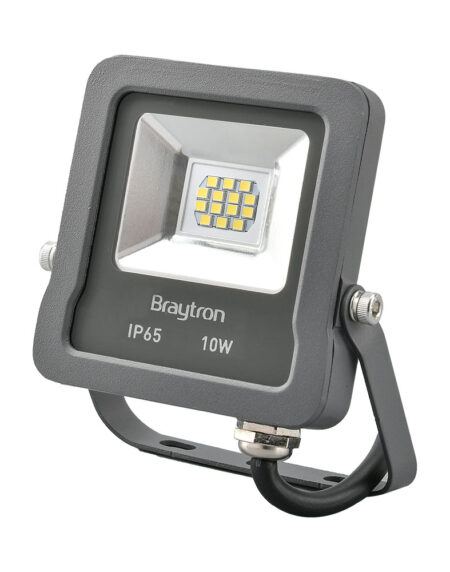 BRY-FLOOD-SL-10W-GRY-3000K-IP65-LED FLOODLIGHT