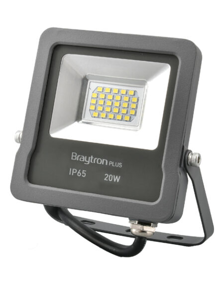 BRY-FLOOD-SL-20W-GRY-6500K-IP65-LED FLOODLIGHT