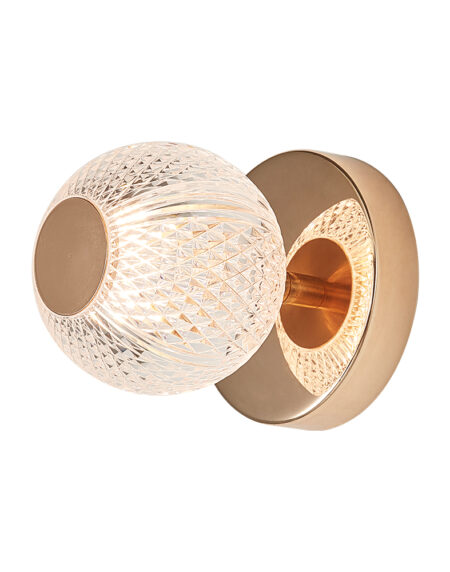 BRY-S001C-1H-G9-GLD-WALL LIGHT