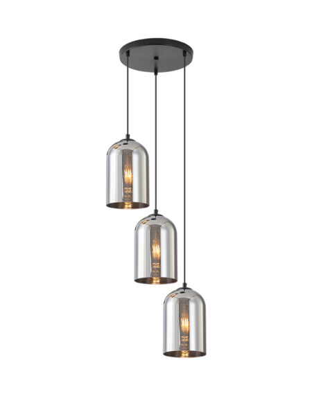 BRY-S004R-3H-E27-SMK-PENDANT LIGHT