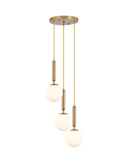 BRY-S006R-3H-G9-OPL-GLD-PENDANT LIGHT