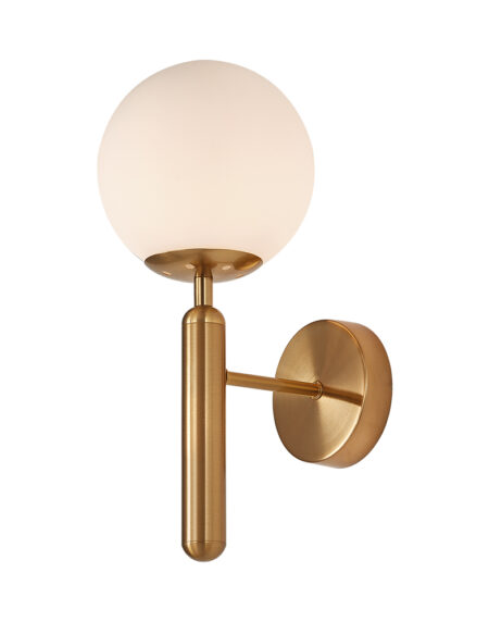 BRY-S006W-1H-G9-OPL-GLD-WALL LIGHT