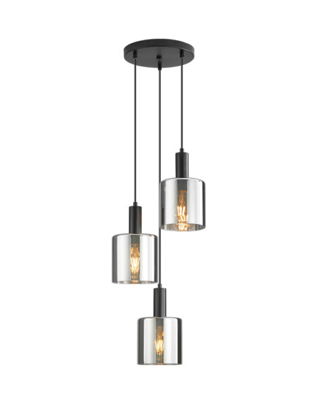 BRY-S007R-3H-E27-SMK-PENDANT LIGHT