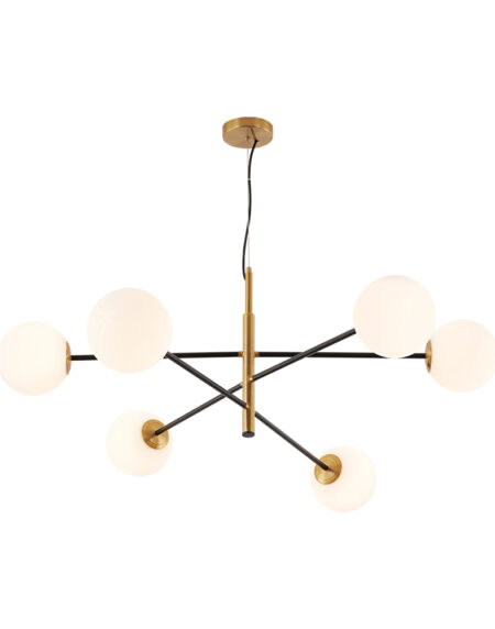 BRY-S012R-6H-G9-OPL-GLD-PENDANT LIGHT