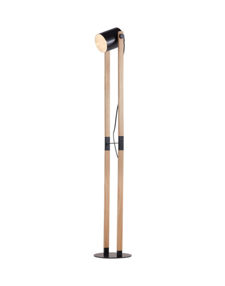 Podna lampa Versa Drvena