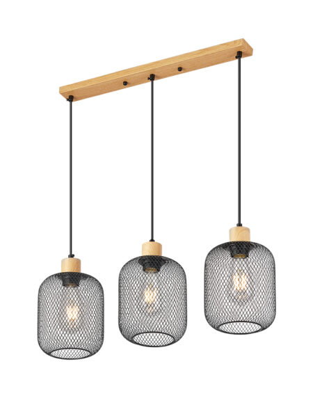 BRY-W001S-3H-E27-WDN-PENDANT LIGHT