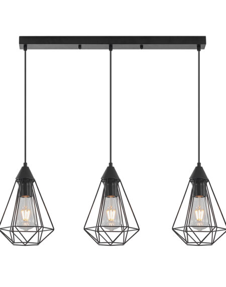 BRY-W003S-3H-E27-BLC-PENDANT LIGHT