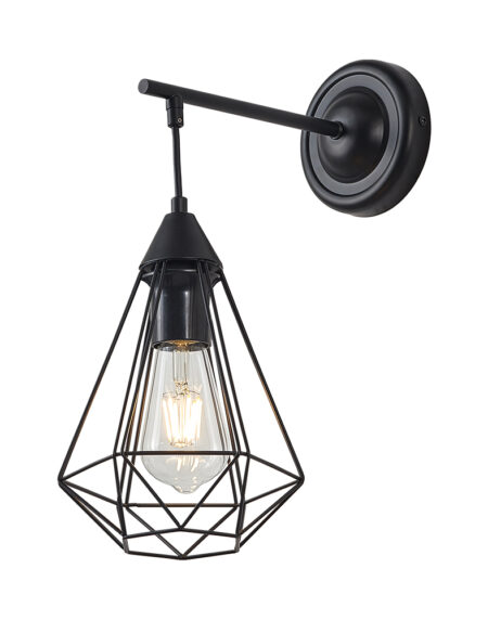 BRY-W003W-1H-E27-BLC-WALL LIGHT