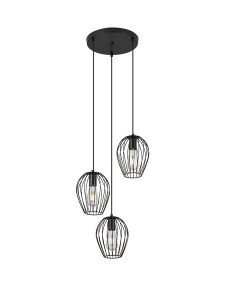 BRY-W005R-3H-E27-BLC-PENDANT LIGHT