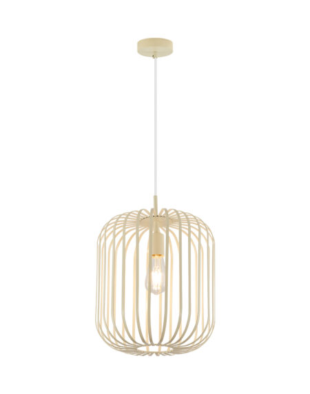 BRY-W007R-1H-E27-BEJ-PENDANT LIGHT