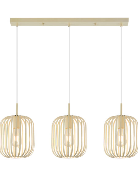 BRY-W007S-3H-E27-BEJ-PENDANT LIGHT