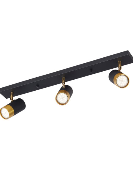BRY-G002C-3H-GU10-GLD-BLC-CEILING LIGHT