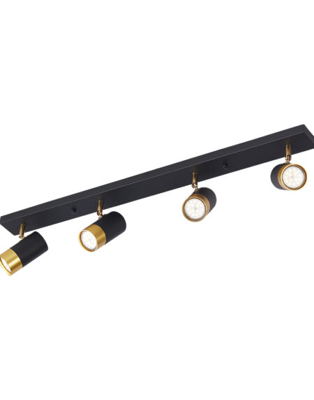 BRY-G002C-4H-GU10-GLD-BLC-CEILING LIGHT