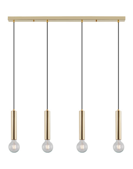 BRY-G005S-4H-E27-GLD-PENDANT LIGHT