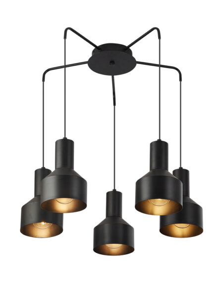 BRY-P001C-5H-E27-BLC-PENDANT LIGHT